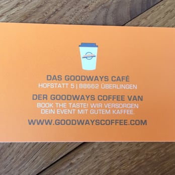 Goodways Coffee - Coffee & Tea Near Me - Überlingen, BW