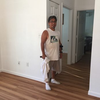 JDS Flooring - Jack doing his final touch on the flooring - Flooring Near Me