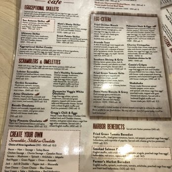 Egg Harbor Café - Menu - Breakfast & Brunch Near Me - Sandy Springs, Georgia Egg Harbor Café - Menu - Breakfast & Brunch Near Me - Sandy Springs, Georgia