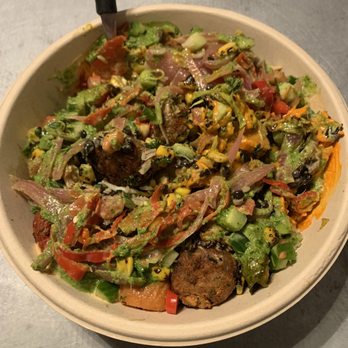 CAVA - Greens and grain bowl- falafel and roasted veggies - Mediterranean Near Me - Fort Collins, Colorado