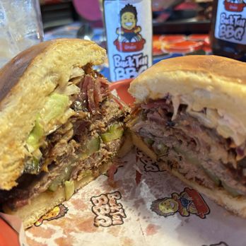 Buck Tui BBQ - X-Man Sandwich - Barbeque Near Me - Overland Park, Kansas
