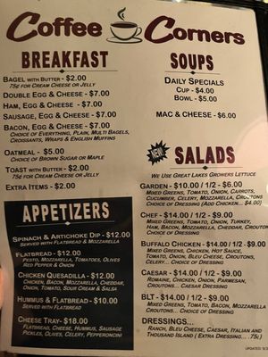 Menu photo 1 Coffee Corners Burton, OH Menu photo 1 Coffee Corners Burton, OH