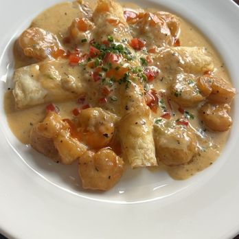 Muriel's Jackson Square - Shrimp & Goat Cheese Crepes - Cajun/Creole Near Me - New Orleans, Louisiana Muriel's Jackson Square - Shrimp & Goat Cheese Crepes - Cajun/Creole Near Me - New Orleans, Louisiana