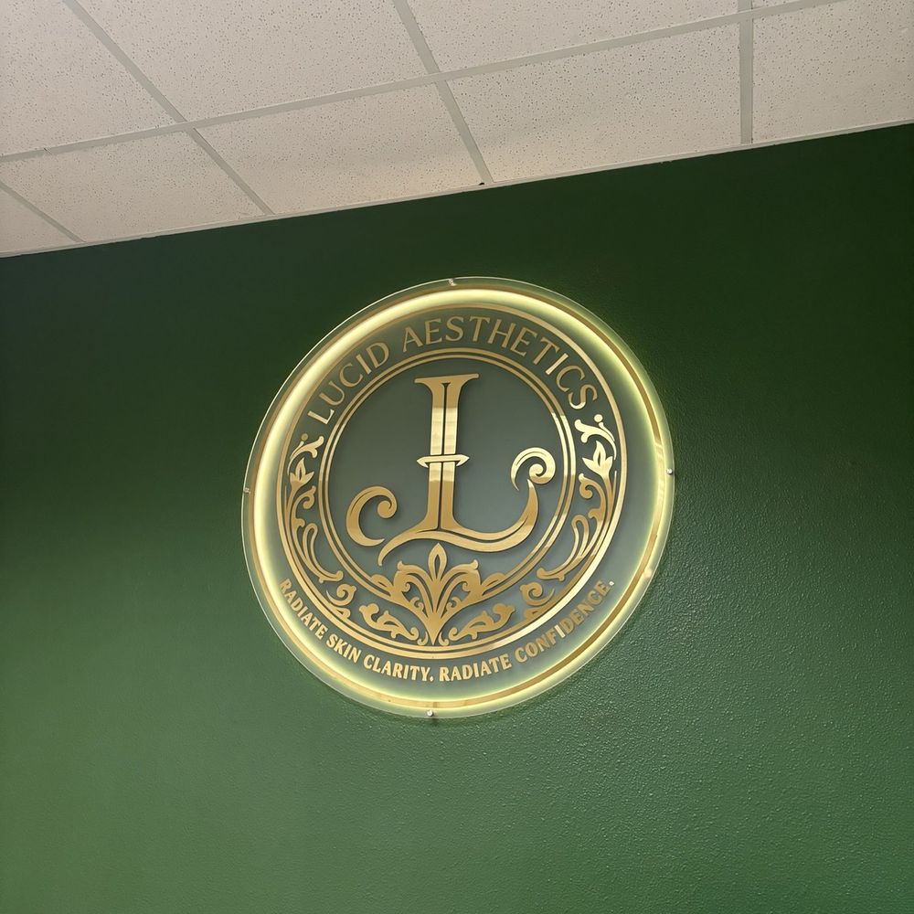 Lucid Aesthetics sign Lucid Aesthetics sign