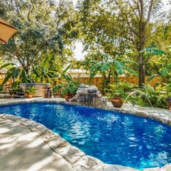 The Riviera." Leisure Pools composite fiberglass swimming pool