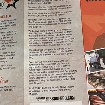 Mission BBQ - The story of mission bbq - Barbeque Near Me - Riverdale, Utah