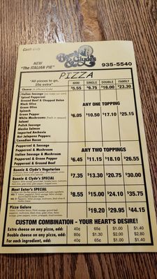 Bonnie & Clyde's Pizza Parlor by null