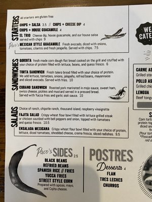 Menu photo 5 Tia's Tacos Knoxville, TN