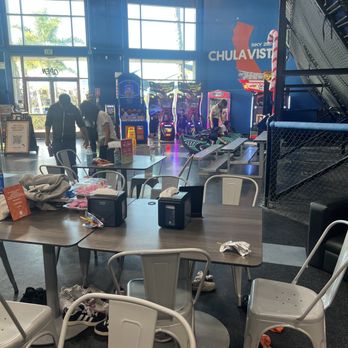 Sky Zone Trampoline Park - seating area - Trampoline Parks Near Me - Chula Vista, California Sky Zone Trampoline Park - seating area - Trampoline Parks Near Me - Chula Vista, California
