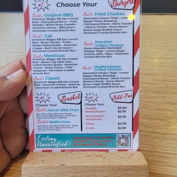 Burt's Burgers - Table menu - Burgers Near Me - Orange, California Burt's Burgers - Table menu - Burgers Near Me - Orange, California