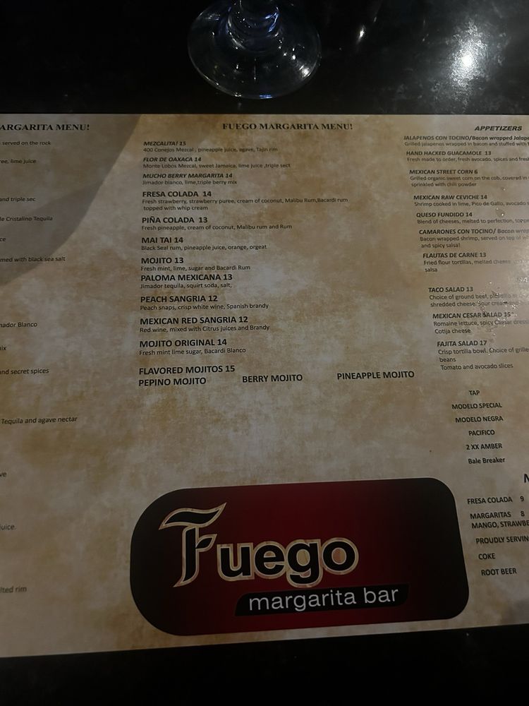 Fuego Margarita Bar