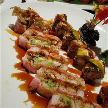 Mikado Japanese Restaurant - Forgot which Signature Roll this was but it was very tasty. - Japanese Near Me - Middletown, Connecticut Mikado Japanese Restaurant - Forgot which Signature Roll this was but it was very tasty. - Japanese Near Me - Middletown, Connecticut