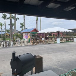 View from bbq dining