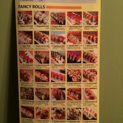 Aka Sushi and Ramen - Menu - sushi rolls