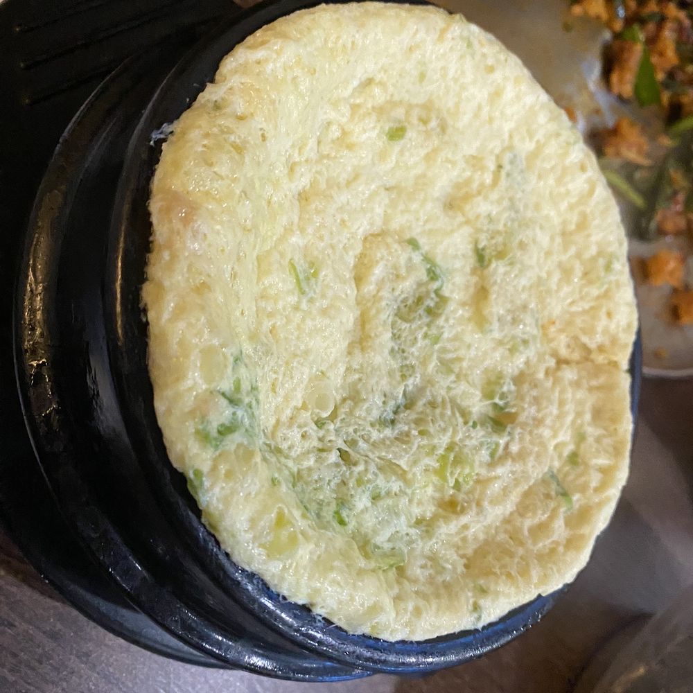 Seafood steamed egg Seafood steamed egg