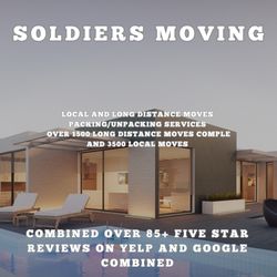 Soldiers Moving - Local and Long Distance Moving services from Sacramento to anywhere in the 49 states