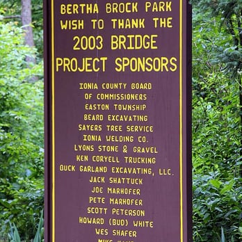 Bertha Brock Park - This park has a lot of funding to keep it nice. - Parks Near Me - Ionia, Michigan Bertha Brock Park - This park has a lot of funding to keep it nice. - Parks Near Me - Ionia, Michigan