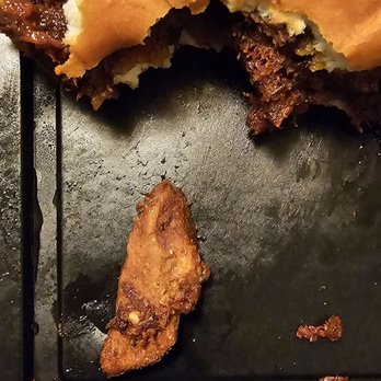 Mission BBQ - Pice of bone I bit into on my Chopped Deluxe sandwich. - Barbeque Near Me - Marlton, New Jersey
