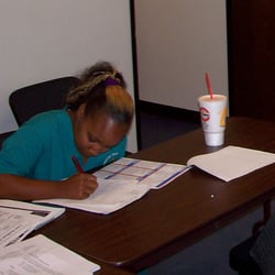 American Medical Careers - Studying hard for the Certified Nursing Assistant test