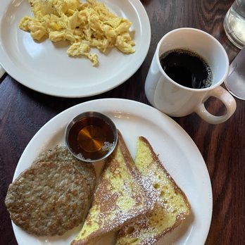 Iron Gate Cafe - A la carte french toast, turkey sausage, and scrambled eggs - Cafes Near Me - Albany, New York Iron Gate Cafe - A la carte french toast, turkey sausage, and scrambled eggs - Cafes Near Me - Albany, New York