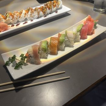 RAW - Rainbow and Spider Rolls - Asian Fusion Near Me - Redding, California