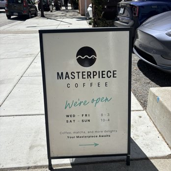 Masterpiece Coffee - outdoor sign - Coffee & Tea Near Me - Berkeley, California Masterpiece Coffee - outdoor sign - Coffee & Tea Near Me - Berkeley, California