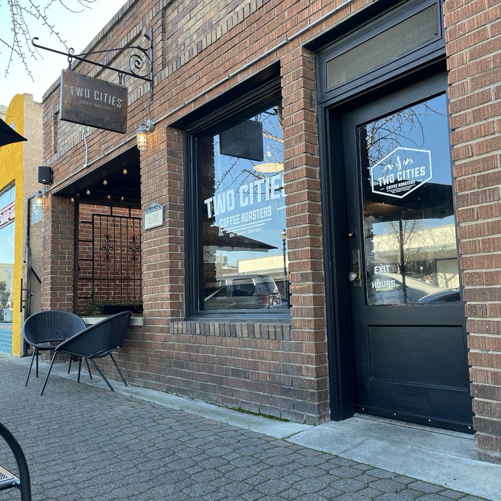 Two Cities Coffee Roasters - Outside front entrance - Coffee Roasteries Near Me - Clovis, California