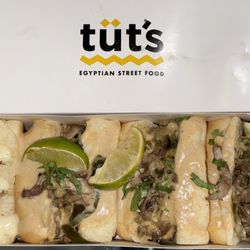 Tut's Egyptian Street Food - Fried Chicken, Kebda Liver, Kebda Liver, & Kebda Liver.  LOL