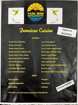 Menu photo 8 Yaah Man Arden-Arcade, CA