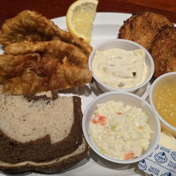 Sideliners Pub and Grill - Beer battered perch with potato pancakes - Pizza Near Me - North Prairie, Wisconsin Sideliners Pub and Grill - Beer battered perch with potato pancakes - Pizza Near Me - North Prairie, Wisconsin