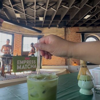 The WalkGood Yard - Got to make our own matcha's and they were so good! - Yoga Near Me - Los Angeles, California The WalkGood Yard - Got to make our own matcha's and they were so good! - Yoga Near Me - Los Angeles, California