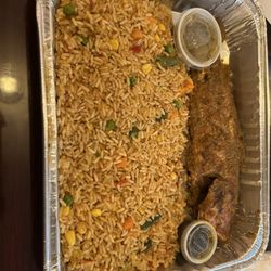 Kings and Queens Liberian Cuisine - White sniper with rice