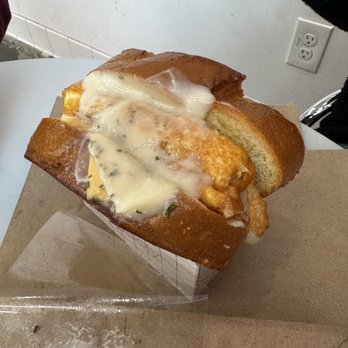 Flippoly - This is the mozzarella cheese egg sandwich it is so good I recommend it for cheese lovers it has a good toast. - Coffee & Tea Near Me - Buena Park, California