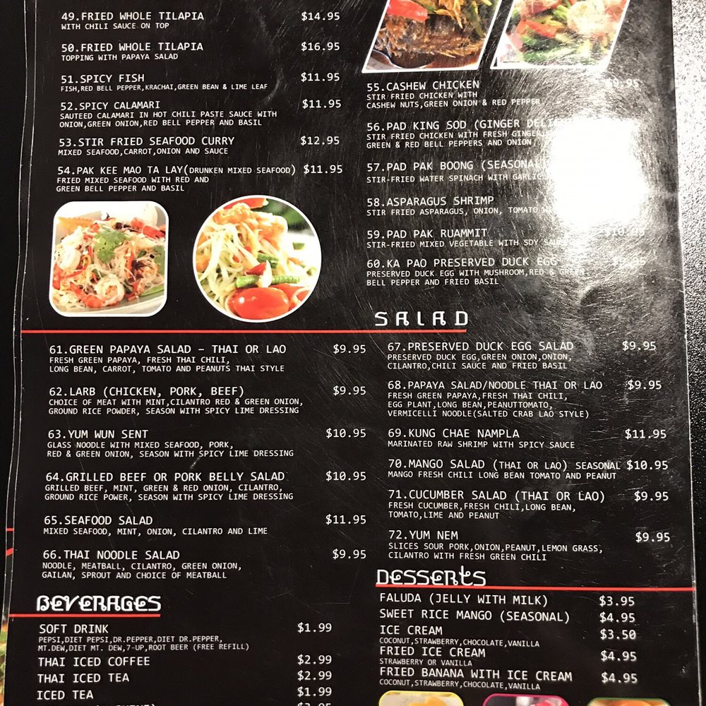 Salween Thai - Menu page 3 - Thai Near Me - Omaha, Nebraska Salween Thai - Menu page 3 - Thai Near Me - Omaha, Nebraska