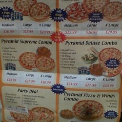 Pyramid Pizza - Menu 2