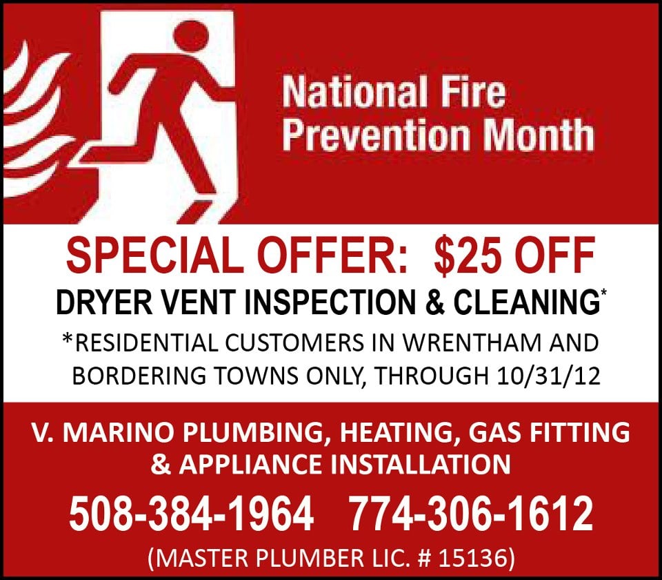 Slide of V. Marino Plumbing