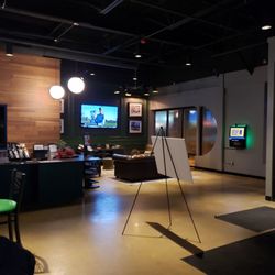 X-Golf Downers Grove - Bar and lounge area