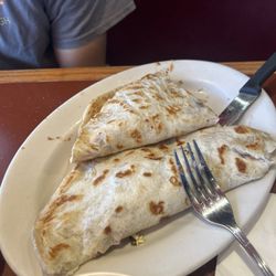 Irenes Pupusas - Baleadas- my husband only ate half of one because they were cold!