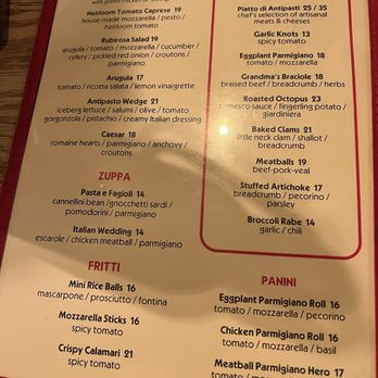 Rubirosa - Menu - Italian Near Me - New York, New York Rubirosa - Menu - Italian Near Me - New York, New York