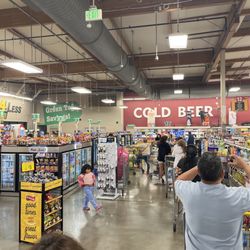 Food4Less - Long lines , forcing us to use self check out Wednesday night 9 PM HIRE MORE CASHIERS or we are going Gonzales