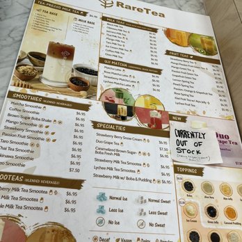 Rare Tea - Bubble Tea Near Me - Chandler, Arizona