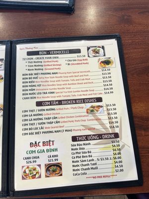 Menu photo 3 Phuong Nam Restaurant Garland, TX