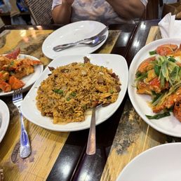Lobster with Ginger and Scallion and House Special Fried Rice