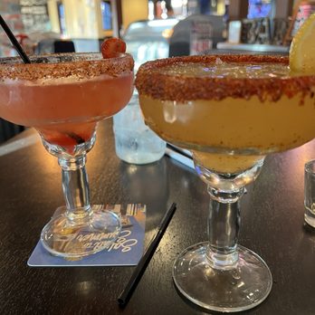 Brandon's Diner - Strawberry margarita and Cadillac Margarita - American Near Me - Upland, California