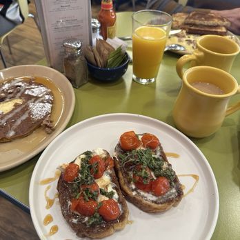 Snooze, an A.M. Eatery - Basil & The Bee Burrata Toast - Breakfast & Brunch Near Me - Charlotte, North Carolina Snooze, an A.M. Eatery - Basil & The Bee Burrata Toast - Breakfast & Brunch Near Me - Charlotte, North Carolina