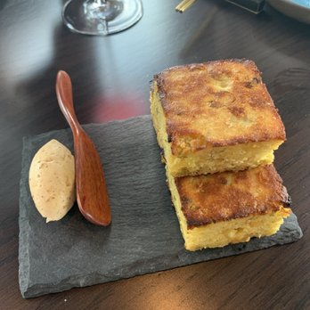 Ram & Rooster - Chef's free addition - scallion corn bread. It's soooo good. - New American Near Me - Metuchen, New Jersey Ram & Rooster - Chef's free addition - scallion corn bread. It's soooo good. - New American Near Me - Metuchen, New Jersey