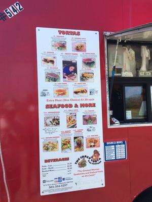 Menu photo 1 The Crazy Torta & Seafood Tillamook, OR Menu photo 1 The Crazy Torta & Seafood Tillamook, OR