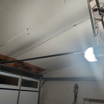 Valley Garage Doors - The motor and the inside of the door. - Garage Door Services Near Me