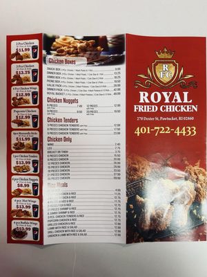 Menu photo 1 Royal Fried Chicken Pawtucket, RI