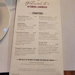 Menu Menu